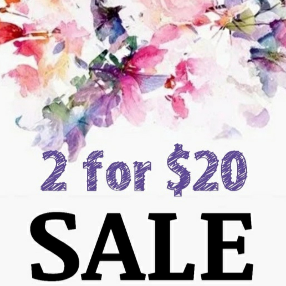 2 for $20 bundle sale